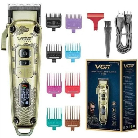 Машинка для стрижки аккумуляторная VGR V-005 8 Вт золотистая