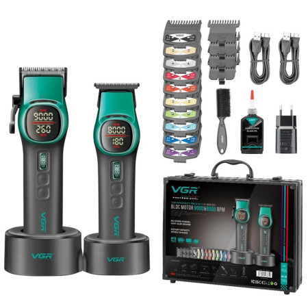 Комплект длят стрижки VGR V-885 S2 GREEN зеленый