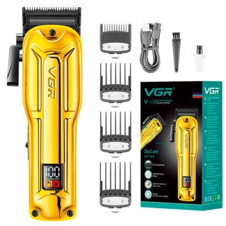 Машинка для стрижки аккумуляторная VGR V-138 GOLD 10 Вт золотистая