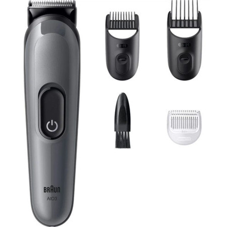 Машинка для стрижки волос Braun All-in-One Series 3 AIO3500 2 Вт серый