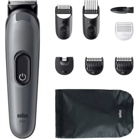 Машинка для стрижки волос Braun All-in-One Series 3 AIO3540 2 Вт серый