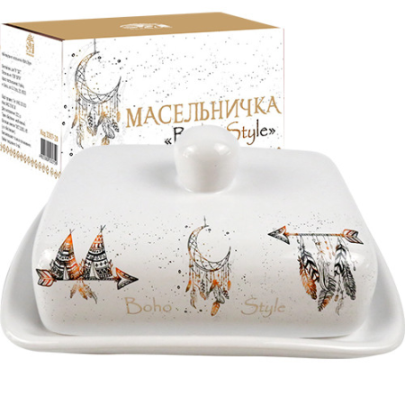 Масленка SNT Boho style 3397-20 17х12,5х9 см
