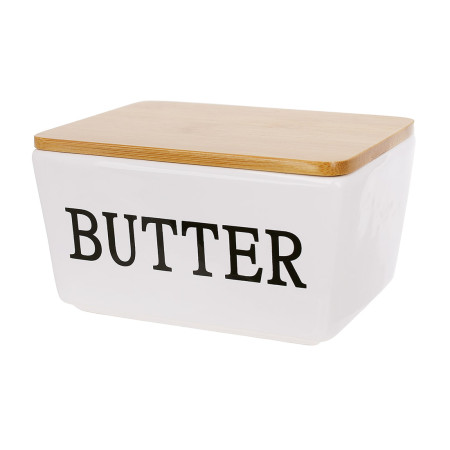 Масленка Bona Di Butter 304-027 7.8х10.2х13.8 см белая