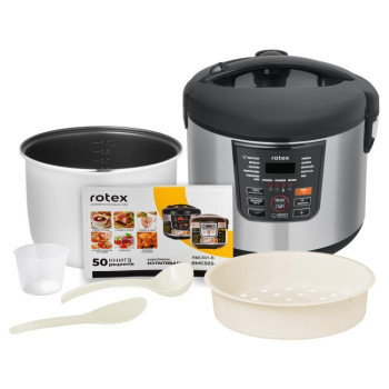 Мультиварка Rotex RMC-501-B 900 Вт серебристая