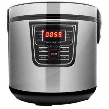 Мультиварка SOGO SS-10765 860 Вт серебристая