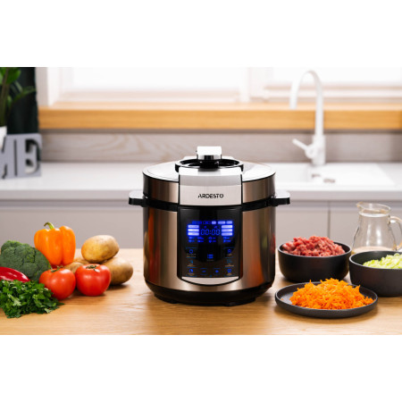 Мультиварка Ardesto MPС-P225 860 Вт серебристая
