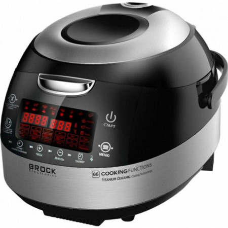 Мультиварка BROCK MC 6601 SS 860 Вт черная