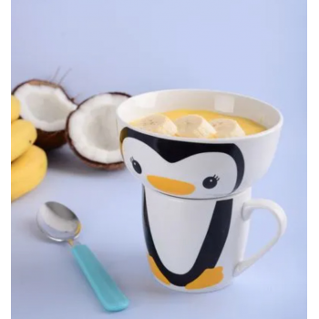 Детский набор посуды Limited Edition Happy Penguin YF6013 2 предмета