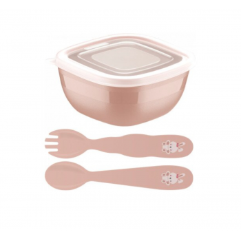 Детский набор посуды Tramontina Baby Le Petit 23797/403 3 предмета розовый