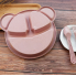 Детский набор посуды 5632 розовый 3 предмета