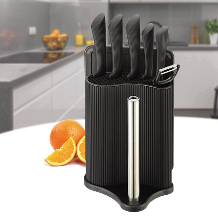 Набор кухонных ножей Maestro MR-1413-Black 8 предметов черный