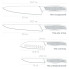 Набор ножей Vinzer Legend 50116 5 предметов серебристый