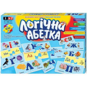 Настольная игра Danko Toys Логическая азбука DT66Asp-U