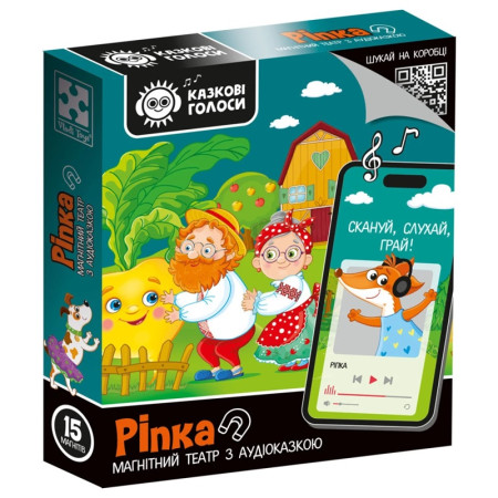 Настольная игра магнитный театр с аудиосказкой Vladi Toys Сказочные голоса Репка VT3206-40