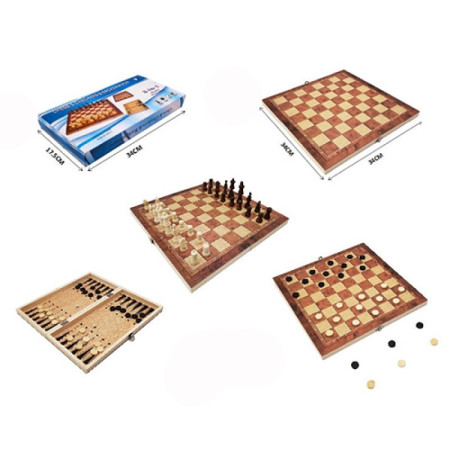 Настольная игра Шахматы W6628 34х34 см