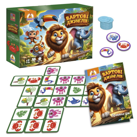 Настольная игра Vladi Toys Часовые джунглей VT8055-47
