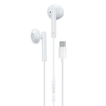 Наушники вкладыши Type-C WK Y12-Type-C-White белые