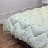 Одеяло двуспальное стеганое зимнее из бамбукового волокна Leri Max 21529 175х210 см салатовое