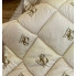 Одеяло двуспальное стеганое зимнее из искусственной шерсти Leri Max Pur Wool 21473 180х210 см коричневое