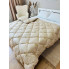 Одеяло евро зимнее из шерсти Leri Max Pure Wool 21505 200х215 см бежевое