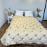 Одеяло двуспальное стеганое зимнее из искусственной шерсти Leri Max Pur Wool 21470 180х210 см коричневое