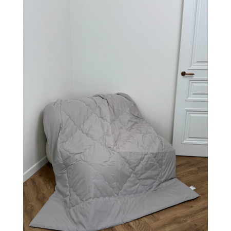 Одеяло евро Dushka Home 21332 200х220 см серое