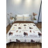 Одеяло двуспальное открытое двустороннее из овечьей шерсти Arda Pure Wool 21446 175х215 см шоколадное
