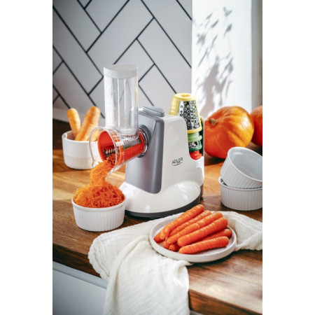 Овощерезка электрическая Adler AD-4815 16.7х24.8х29 см белая