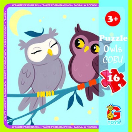 Пазлы G-Toys Лесные жители LR04 16 деталей