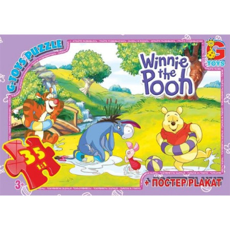 Пазлы G-Toys Винни-Пух VP007 35 деталей