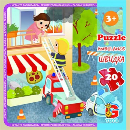 Пазлы G-Toys Транспорт LT09 20 деталей