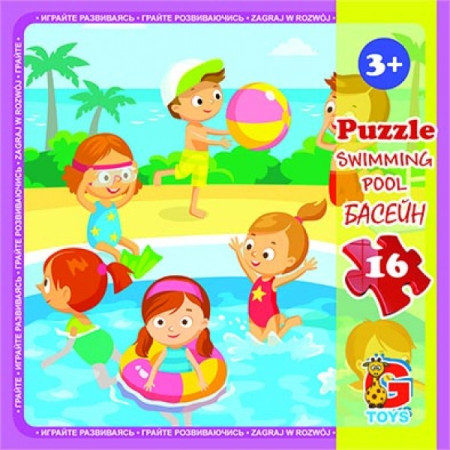 Пазлы G-Toys Детская площадка LX08 16 деталей