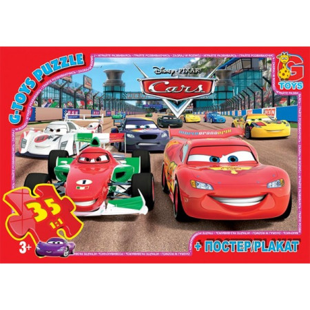 Пазлы G-Toys Тачки Z10215 35 деталей