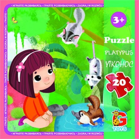 Пазлы G-Toys Зоопарк LZ09 20 деталей