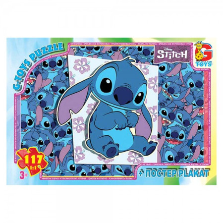 Пазлы G-Toys Stitch SC618 117 деталей