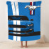Плед 3D Cиний Ford Mustang 12433 135х160 см