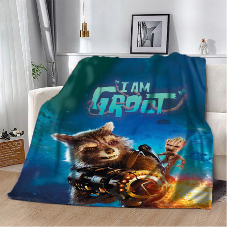 Плед 3D Марвел I am Groot 10600 160х200 см