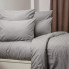 Пододеяльник евро ТЕП СТРАЙП САТИН PREMIUM Grey 2-04854_34878 200х215 см серый