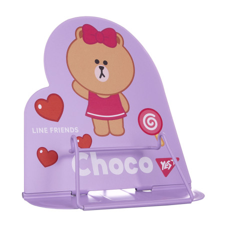 Подставка для книг фигурная YES Line Friends 470524 16х16.5х17 см