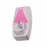 Дозатор для зубной пасты с держателем для щеток, розовый
