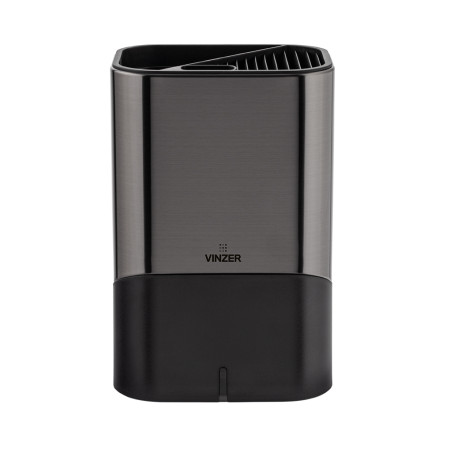 Подставка для ножей и кухонных принадлежностей с ионизатором Vinzer Graphite Collection VZ-50341 15х11.7х22.7 см