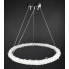 Люстра подвесная хрустальная LED 28136 Хром 25-170х64х64 см.