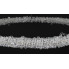 Люстра подвесная хрустальная LED 28136 Хром 25-170х64х64 см.