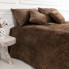 Покрывало двуспальное ТЕП Velour Ромб 4-00516-22404 180х240 см коричневое