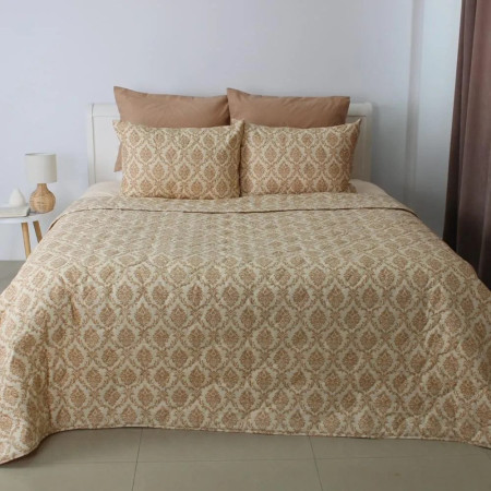 Покрывало евро ТЕП Elegante Cotton Beige Fantasy 4-04577_32783 220х240 см