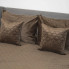 Покрывало евро ТЕП Velour Ромб круглый 4-00518_33945 240х260 см кофейное