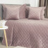 Покрывало двуспальное ТЕП Velour Ромб круглый 4-00517_33955 220х240 см темно-розовое
