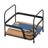 Полка в ванную 1-ярусная Ardesto Minimalism ARHK4501BB 16х15.5х13.5 см черная