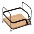 Полка в ванную 1-ярусная Ardesto Minimalism ARHK4501BB 16х15.5х13.5 см черная