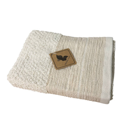Полотенце для лица L&M Home Textiles 20456 50х90 см молочное
